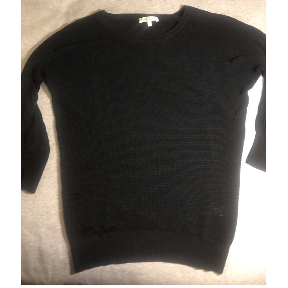 PAULE KA 3/4 sleeve lightweight sweater, small